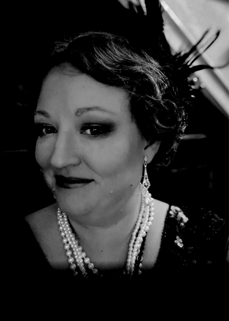 A Black and White photo of Stacie Spain